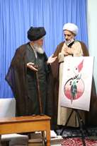 رونمایی از پوستر سومین سوگواره ملی اربعین دانشگاهیان توسط آیت الله علوی گرگانی